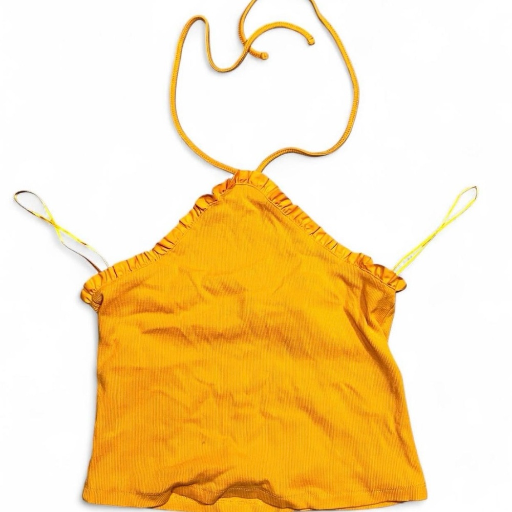Vibrant Yellow Women's Crop Top